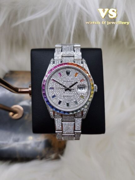 Rolex Datejust 116234 Steel 36mm Setting diamond (2014 year)