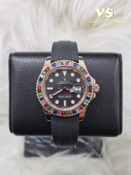 Rolex Yacht Master 126655 Rose Gold 40mm convert to candy bezel (2020 year)