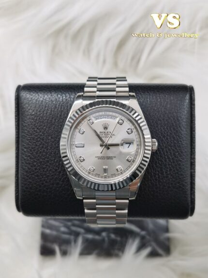 Rolex Day-Date 218239 White Gold 41mm (2012 year)