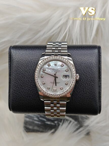 Rolex Datejust 116244 Factory Diamond Steel 36mm (2012 year)