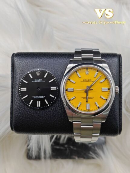 Rolex Oyster perpetual 41 Convert Yellow Dial（2020 year）