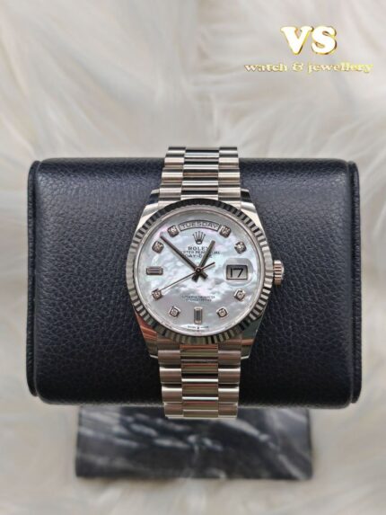 Rolex Day-Date 128239Mop White Gold 36mm (2022 year)
