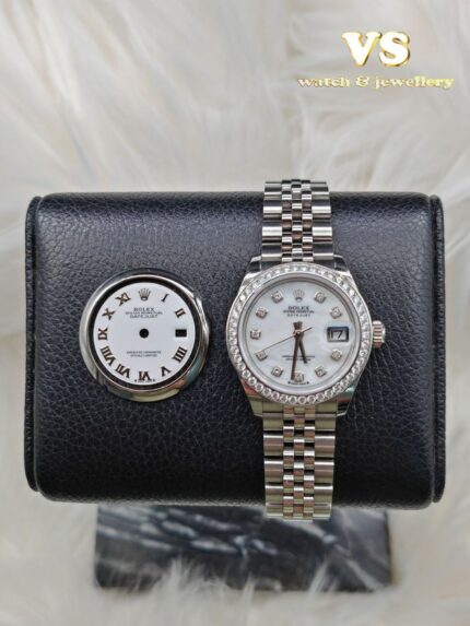 Rolex Datejust 279160 Steel 28mm Convert Diamonds bezel & dial  (2021 year)