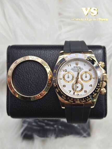 Rolex Daytona 116518 Yellow Gold 40mm Convert Ceramic Bezel (2008 year)