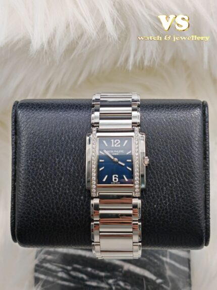 Patek Philippe 4910/1200A Factory Diamonds Steel 25mm (2025 year)