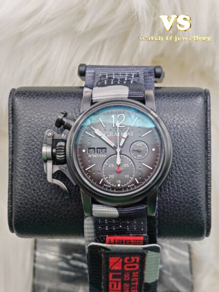Graham Chronofighter Vintage Steel 44mm (2020 year)